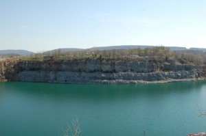 Millville Quarry nest cliff